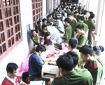 Tuổi trẻ CAND tỉnh Quảng Trị nhiệt tình hưởng ứng ngày hội hiến máu tình nguyện