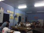 Buổi họp bình xét hộ hưởng lợi tại thôn Vĩnh An, xã Cam Hiếu