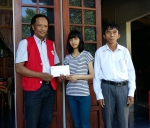 Triệu Phong: Thăm và trao tiền trợ giúp địa chỉ nhân đạo