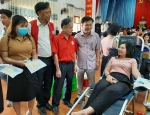 Triệu Phong: Tiếp nhận 373 đơn vị máu trong ngày hội hiến máu đợt 2 năm 2022