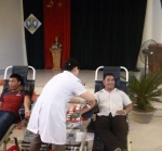 Tình nguyện viên tham gia hiến máu