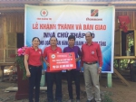 Bàn giao 15 nhà Chữ thập đỏ cho hộ nghèo ở huyện Đakrông