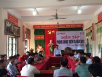 Xã Vĩnh Thái: Diễn tập phòng chống thiên tai