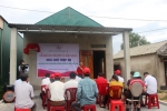 Ban giao nhà Chữ thập đỏ do Hội Chữ thập đỏ Thành phố Hà Nội hỗ trợ