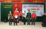 Công bố quyết định thành lập Hội Chữ thập đỏ Trường THPT Lê Thế Hiếu - Cam Lộ.