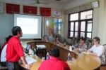Hội Chữ thập đỏ tỉnh làm việc với Ủy ban Quốc tế Chữ thập đỏ.