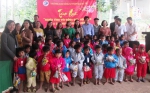 Hội CTĐ Trường Cao đẳng sư phạm hoạt động thiện nguyện tại xã A Dơi, huyện Hướng Hóa