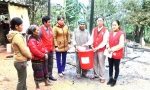 Vĩnh Linh: Thăm và hỗ trợ khẩn cấp cho 01 gia đình bị cháy nhà tại xã Vĩnh Hà