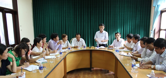 Ông Nguyễn Đình Chiến - Chủ tịch tỉnh Hội, chủ trì hội nghị