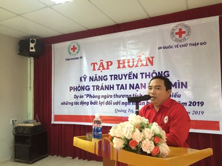 Ông Trần Thanh Hải - PCT tỉnh Hội phát biểu bế mạc khóa học