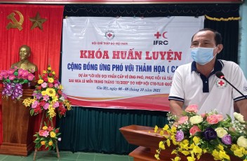 Ông Nguyễn Hà, PCT, Giám đốc dự án tỉnh Hội bế mạc khóa học