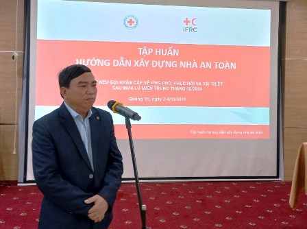 Ông Trần Thanh Hải - PCT tỉnh Hội phát biểu bế mạc khóa học