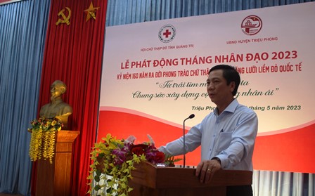 Ông Hoàng Nam - Phó Chủ tịch UBND tỉnh phát biểu tại Lễ phát động
